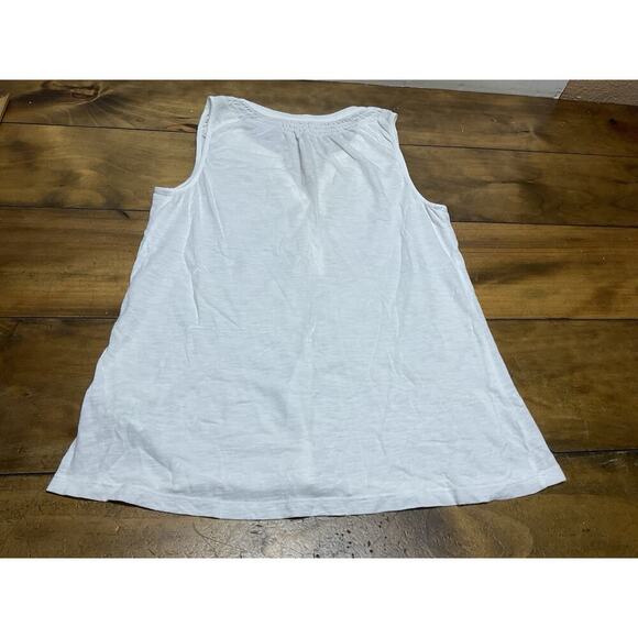 Lilly Pulitzer Essie Tank Top Women Sleeveless Split Neck Blouse Small - Picture 9 of 9
